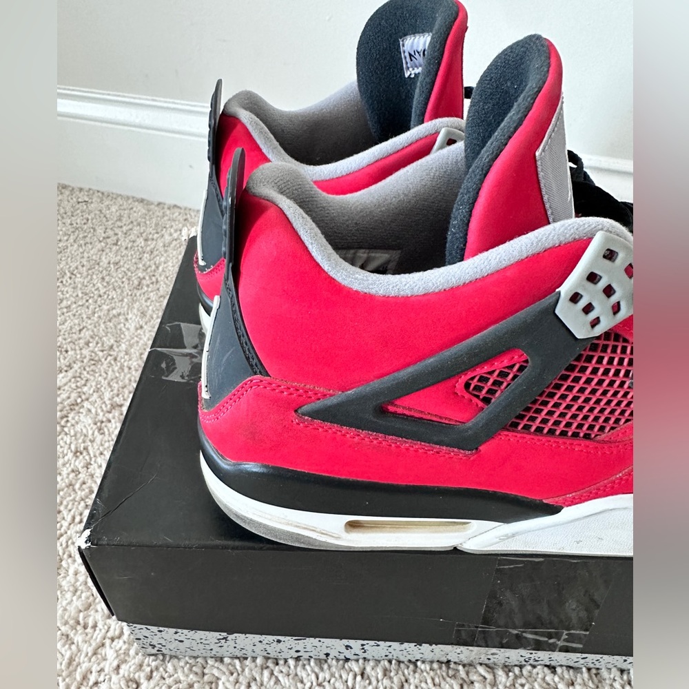 Engine Red Air Jordan 4 Retro Sneakers Size 10.5 - Picture 10 of 10
